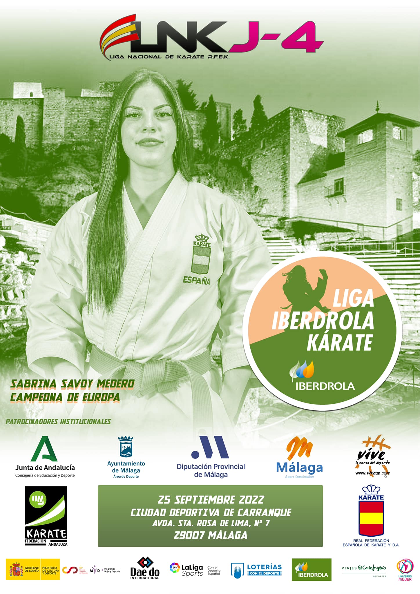 Cita con la Liga Nacional Masculina y Liga Nacional Iberdrola en Málaga (24 y 25 de septiembre)